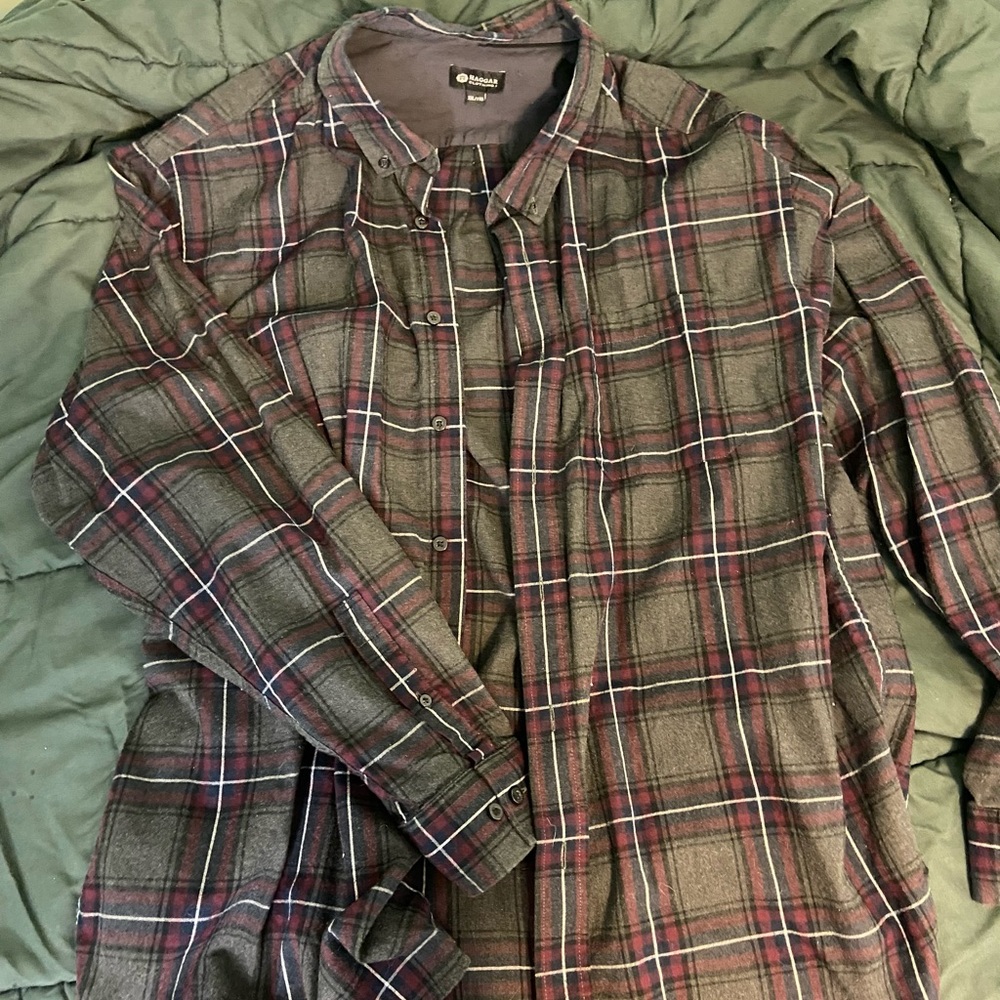 Purple and grey Flannel